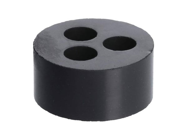 Lapp SKINTOP DIX-M, Kabelkanal, startstycke, Svart, Gummi, Skruvfäste, 3 x 7, ETIM 5.0 Class-ID: EC000032, ETIM 6.0 Class-ID: EC000032, IP54