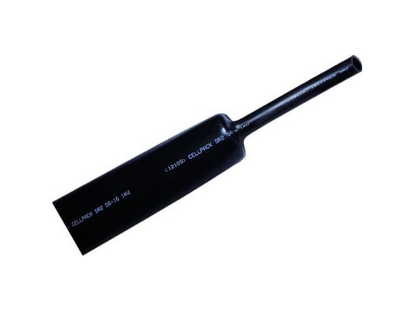 Krympslang med lim - CellPack 127421 - svart - 34 mm - 7 mm - krympningshastighet 3:1 - 1 st