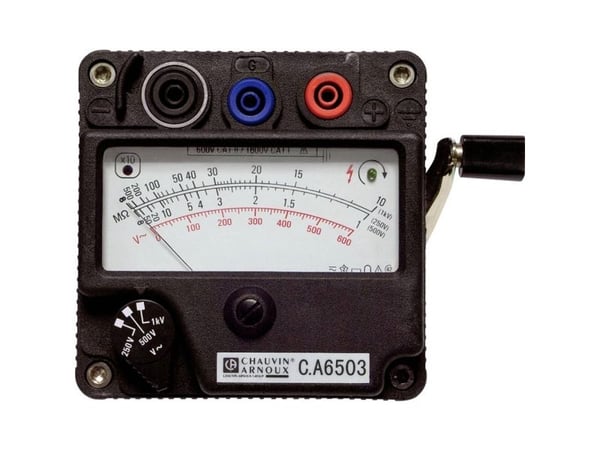 Chauvin Arnoux C.A 6503 Isolationsmåler 250 V, 500 V, 1000 V 5000 MΩ