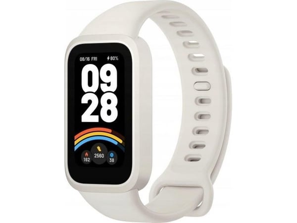 Xiaomi Smart Band 9 Active - Aktivitetssporer med stropp - TPU - håndleddstørrelse: 135-215 mm - display 1.47" - Bluetooth - 16.5 g - beigehvit