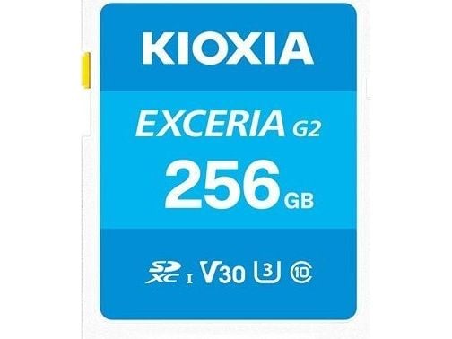 Kioxia LNEX2L256GG4, 256 GB, MicroSDXC, klasse 10, UHS-I, 100 MB/s, 50 MB/s