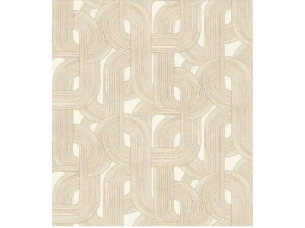WALLPAPER 868111 GOLD WHITE GEOM