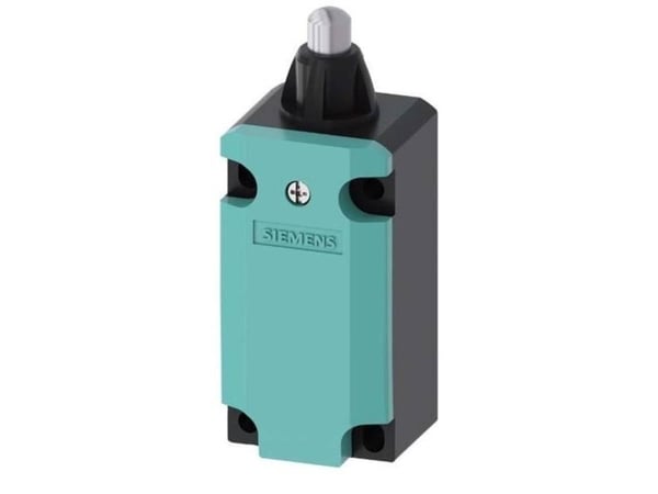 Siemens 3SE51120CC021AA7 3SE5112-0CC02-1AA7 Pysäytyskosketin 6 A Kytkentäpuskuri, Ruostumattomasta teräksestä valmistettu puskuri IP66, IP67 1 kpl ...