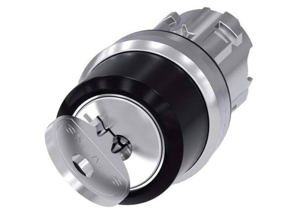 Siemens 3SU1050-4CF21-0AA0, Metall, IP67, IP69K, Svart, Metallisk, 180 g, 30 mm, 100 mm