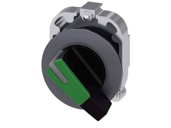 Siemens 3SU1062-2EF40-0AA0 Kiertokosketin Kiristyslaite Vihreä 1 x 90 ° 1 kpl 1 kpl