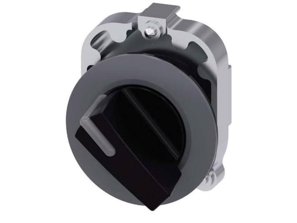 Siemens 3SU10622DF100AA0 3SU1062-2DF10-0AA0 Knebelschalter Knebel Schwarz 1 x 90 ° 1 St., IP67, IP69K, 3,05 cm, 78 mm, 134 mm, 43 mm, 72 g