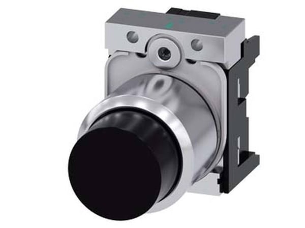 Siemens 3SU12500FB100AA0 3SU1250-0FB10-0-0-0AA0 Painike (Ø x K) 29,5 mm x 40 mm IP66, IP67, IP69/IP69K 1 kpl