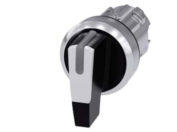 Siemens 3SU10522CP600AA0 3SU1052-2CP60-0AA0 Knebelschalter Knebel Weiß 2 x 45 ° 1 St., IP67, IP69K, 2,23 cm, 40 mm, 60 mm, 40 mm, 49 g
