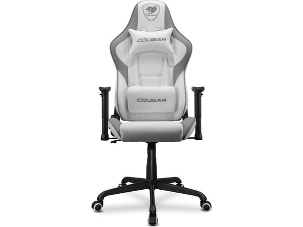 COUGAR CGR-ELI-WHB, Universal gaming-stol, 120 kg, Polstret Sete, Polstret Rygg, Svart, Stål