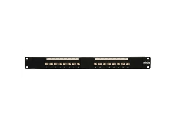 Tripp Lite N490-016-LCLC, LC, Rackmontering, 1U, 482,6 mm, 43,4 mm, 31,8 mm
