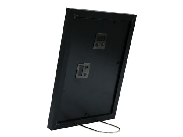 Deknudt S44CF2, Enkel bilderamme, Glass, MDF, Sort, Bord, Vegg, 30 x 40 cm, Rektangulær