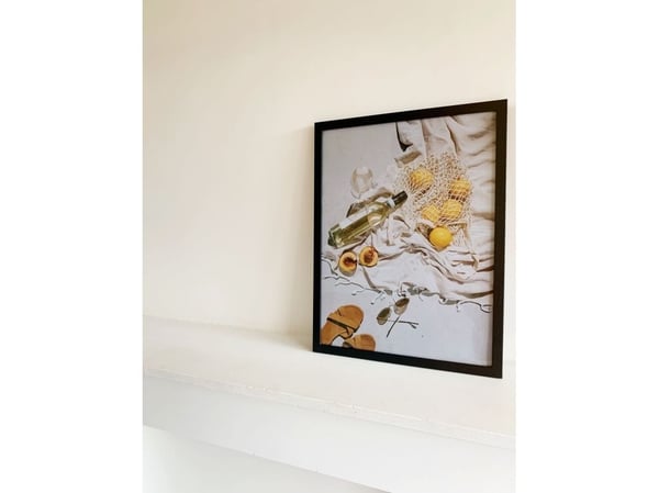 Deknudt S44CF2, Enkel bilderamme, Glass, MDF, Sort, Bord, Vegg, 30 x 40 cm, Rektangulær