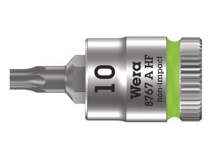Wera 8767 A HF, 1 stykker, Torx, 1/4", TX10, 28 mm, Tsjekkisk Republikk