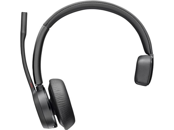 HP Poly Voyager 4310 Microsoft Teams-sertifisert USB-C-hodesett + BT700-dongel, Ledning & Trådløs, Kontor/kundesenter, 20 - 20000 Hz, 122 g, Hodese...