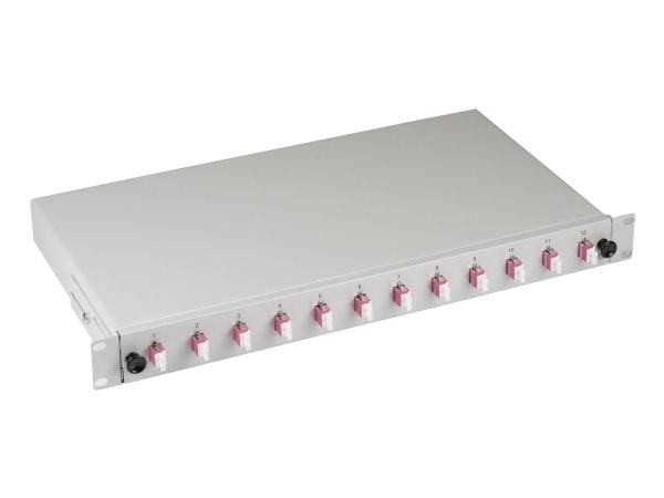 EFB Elektronik B71901L48OM4, LC, OM4, Grå, Plast, Rackmontering, 1U