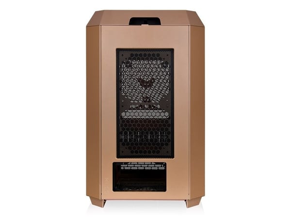 Thermaltake The Tower 300 - Mikrotårn - micro ATX - sidepanel med vindu (herdet glass) - ingen strømforsyning (PS/2) - gravel sand - USB/lyd