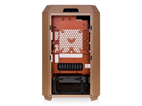 Thermaltake The Tower 300 - Mikrotårn - micro ATX - sidepanel med vindu (herdet glass) - ingen strømforsyning (PS/2) - gravel sand - USB/lyd