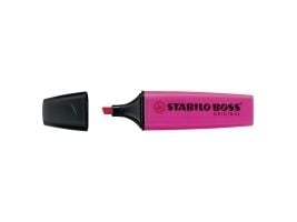 STABILO BOSS ORIGINAL, 1 stykker, Lilac, Meisel tupp, Sort, Lilac, Plast, Rektangel