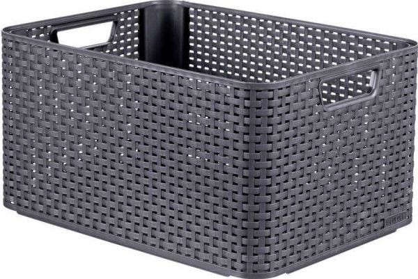 Curver Kurv Style L 43,6 x 32,6 x 23 cm lys grå