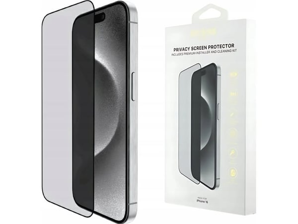 Guess GUTGP16LBOKGCIP iPhone 16 Pro 6,3" skjermbeskytter Privacy 2.5D kant - beskyttelse mot innsyn