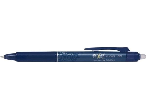 Rollerpen, Pilot FriXion Clicker RT, 0,5 mm, blåsort, pakke a 12 stk