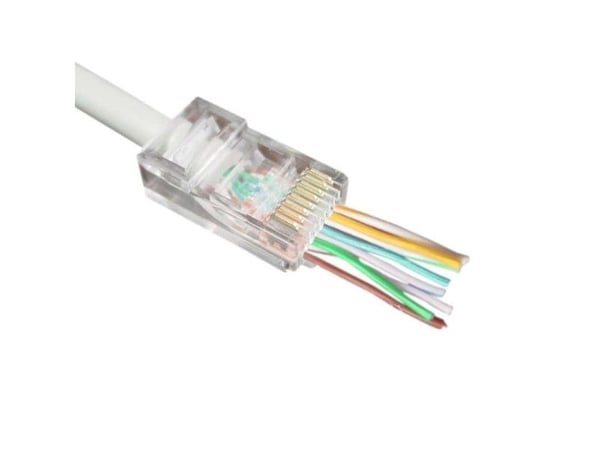 MicroConnect Easy Connector - Nettverkkontakt - RJ-45 (hann) - UTP - CAT 5e - modulær (en pakke 100)