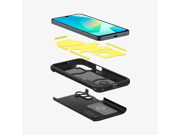 Spigen Tough Armor, Deksel, Samsung, Galaxy A16, Galaxy A16 5G, 17 cm (6,7"), Sort