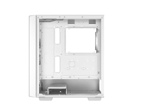 DeepCool CC560 MESH V2 - Mid tower - ATX - sidepanel med vindu (herdet glass) - ingen strømforsyning (ATX / PS/2) - hvit - USB/lyd