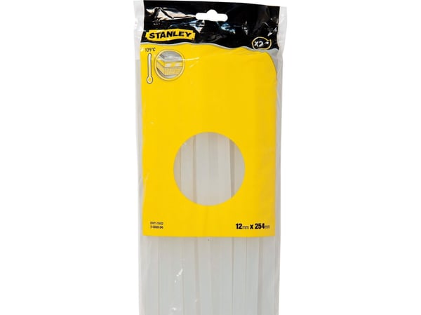 Stanley limstifter 12 mm x 250 mm transparent, 24 stk STHT1-70432