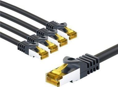 Goobay 69404, 2 m, Cat7, S/FTP (S-STP), RJ-45, RJ-45, Sort