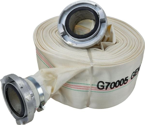 Geko brandslange vifte 3" 20 m 8 bar med koblinger (2)