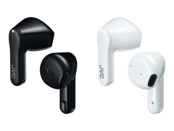 JVC HA-A3T - True wireless-hodetelefoner med mikrofon - ørepropp - Bluetooth - svart