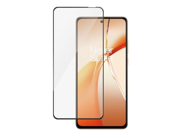 PanzerGlass - Skjermbeskyttelse for mobiltelefon - ultrabred passform - glass - rammefarge svart - for OnePlus Nord CE4 Lite