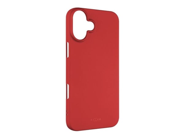 Fixed Story - Baksidedeksel for mobiltelefon - gummiert - rød - for Apple iPhone 16 Plus