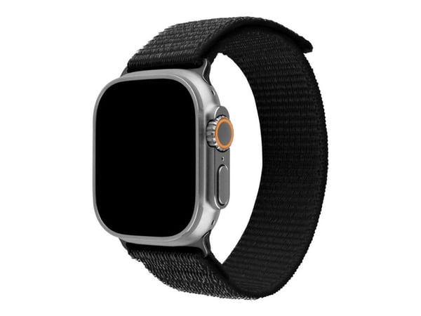 Fast Fast | Sportsrem for Apple Watch Ultra 49mm | 160-210 mm | Svart | Nylon