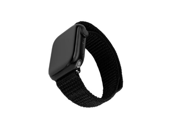 Fixed Fixed | Urheiluranneke Apple Watch 42/44/45mm | 160-210 mm | Musta | Nylon | Nylon