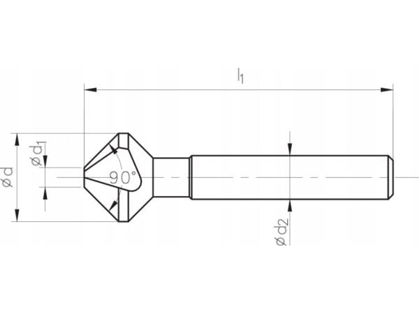 Fanar POGLEBIACZ DIN 335-C 90"* 6.3 HSS HSS Fanar POGLEBIACZ DIN 335-C 90"* 6.3 HSS HSS