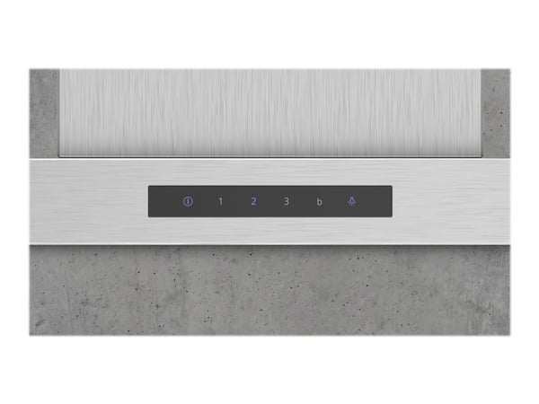 Siemens iQ300 LC66BBM50 - Panser - skorsteinsflat - bredde: 60 cm - dybde: 50 cm - ekstraksjon og resirkulasjon (-) - med intern motor - rustfritt ...