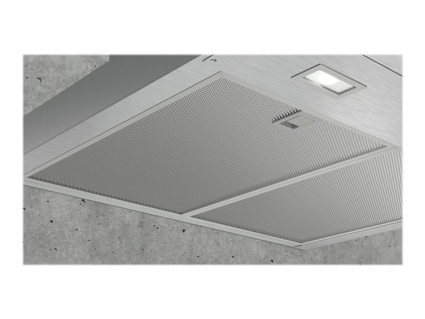Siemens iQ300 LC66BBM50 - Panser - skorsteinsflat - bredde: 60 cm - dybde: 50 cm - ekstraksjon og resirkulasjon (-) - med intern motor - rustfritt ...