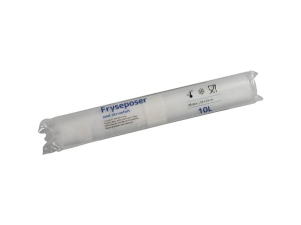 Frysepose, ABENA Cater-Line, 10 l, klar, LDPE/LLDPE/virgin - (48 stk.)