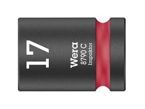 Wera 8790 C, Kraftpipe, Svart, 1 hoder, 1/2", Metrisk, 17 mm