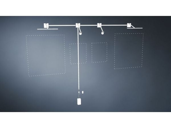Paulmann Adelia, Overflatebehandlet, Andre, 1 ampuller, Ikke-utskiftbare pærer, 2700 K, Aluminium, Børstet stål