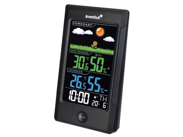 Levenhuk Weezer Teo TH40, Elektronisk miljøtermometer, Inne/Ute, F, °C, -40 - 70 °C, Digitalt, -40 - 158 °F