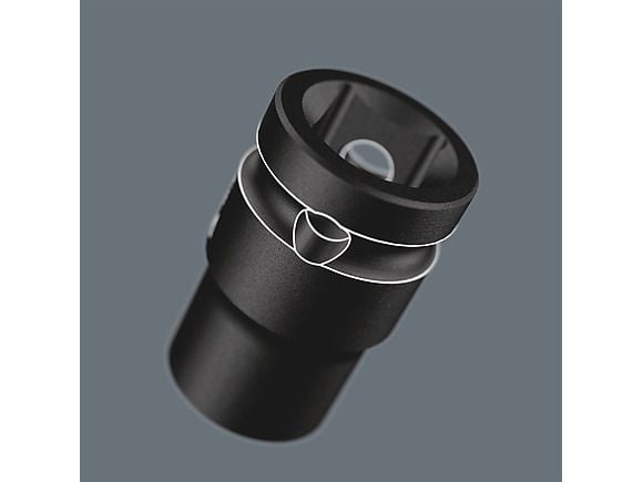 Wera 8790 C, Kraftpipe, Svart, 1 hoder, 1/2", Metrisk, 13 mm