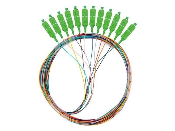 Lanberg - Grisehale - SC/APC-enkeltmodus - 2 m - 0.9 mm - fiberoptisk - 9 / 125 micron - OS2 - multifarge
