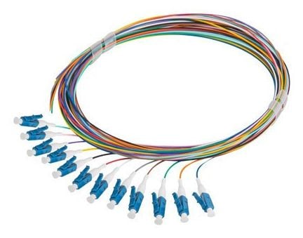Lanberg - Grisehale - LC/UPC-enkeltmodus (hann) - 2 m - 0.9 mm - fiberoptisk - 9 / 125 micron - G.657.A1 - halogenfri - multifarge
