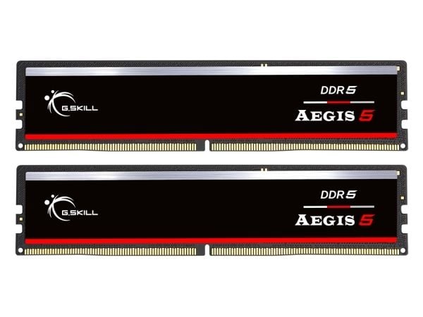 G.Skill AEGIS 5 - DDR5 - sett - 32 GB: 2 x 16 GB - DIMM 288-pin - 6000 MT/s / PC5-48000 - CL36 - 1.35 V - ikke-bufret - on-die ECC