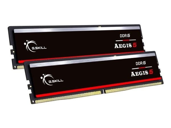 G.Skill AEGIS 5 - DDR5 - sett - 32 GB: 2 x 16 GB - DIMM 288-pin - 6000 MT/s / PC5-48000 - CL36 - 1.35 V - ikke-bufret - on-die ECC