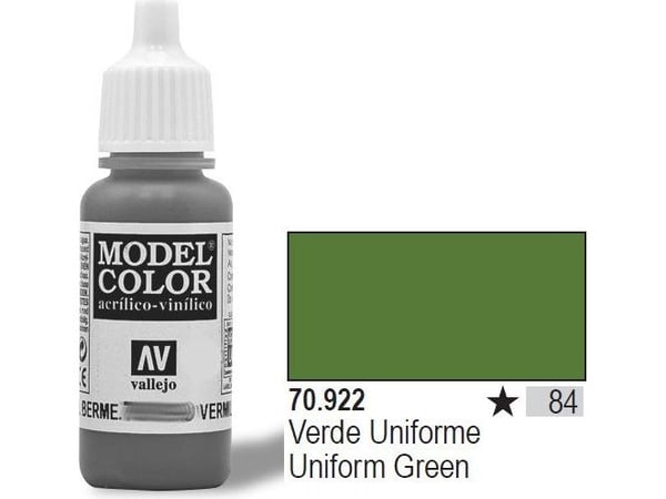 Vallejo 70.922, Vihreä, Akryylimaali, Nestemäinen, 17 ml, 1 kpl |