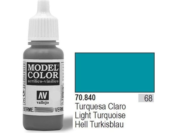 Vallejo 70.840, 17 ml, Turkos, Matt, Flaska